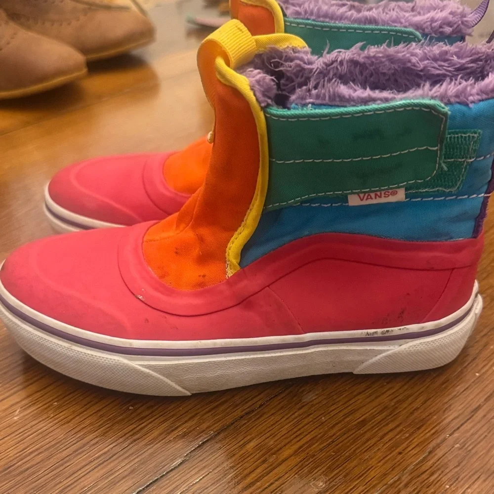 Vans Multicolor Kids High-Top Boots - Picture 2 of 5